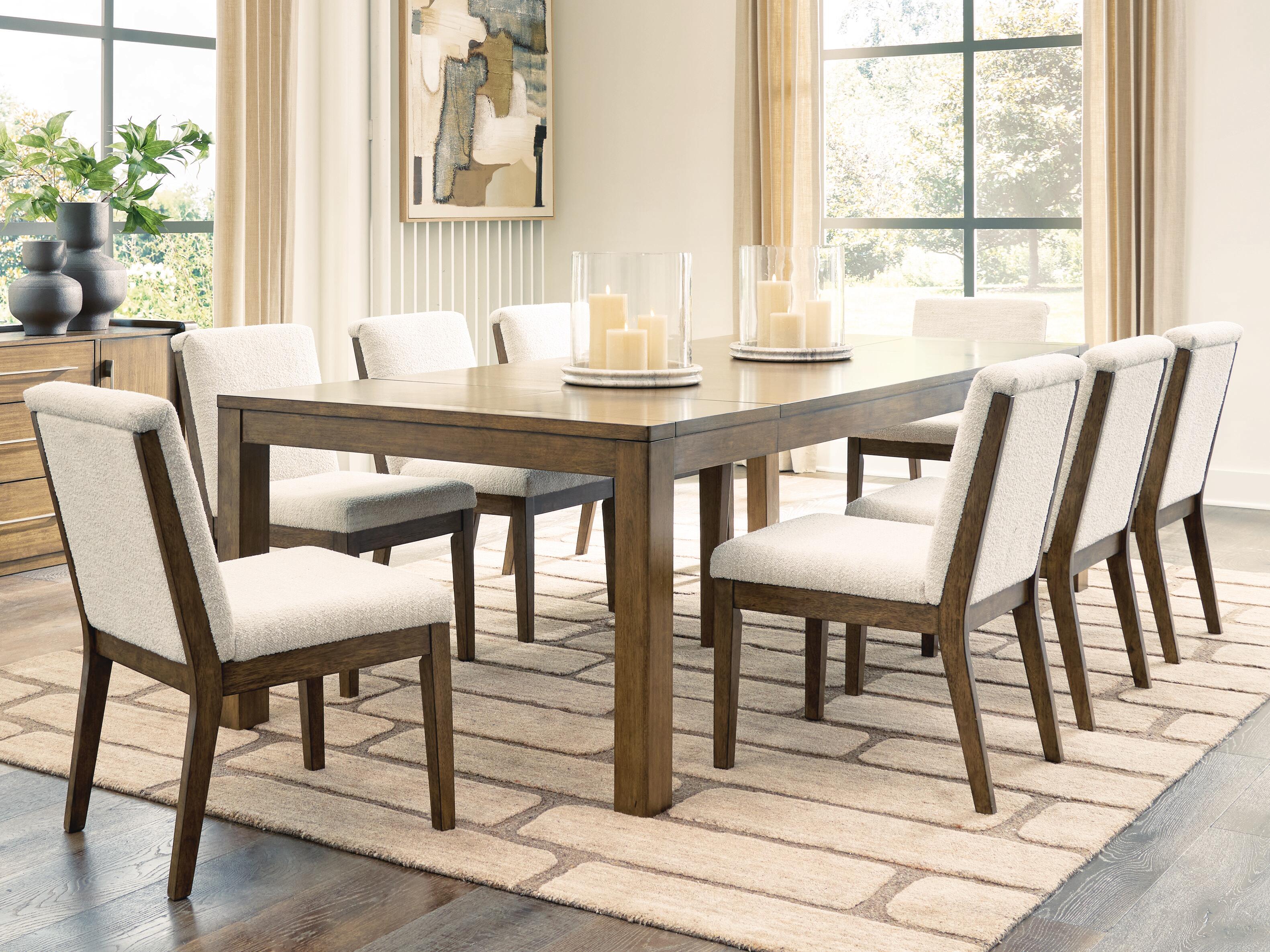 Hoover Furniture Outlet - Ashley Furniture - Marxmore Extension Dining Table and 8 Chairs - Extension Dining Table and 8 Chairs - D863D4