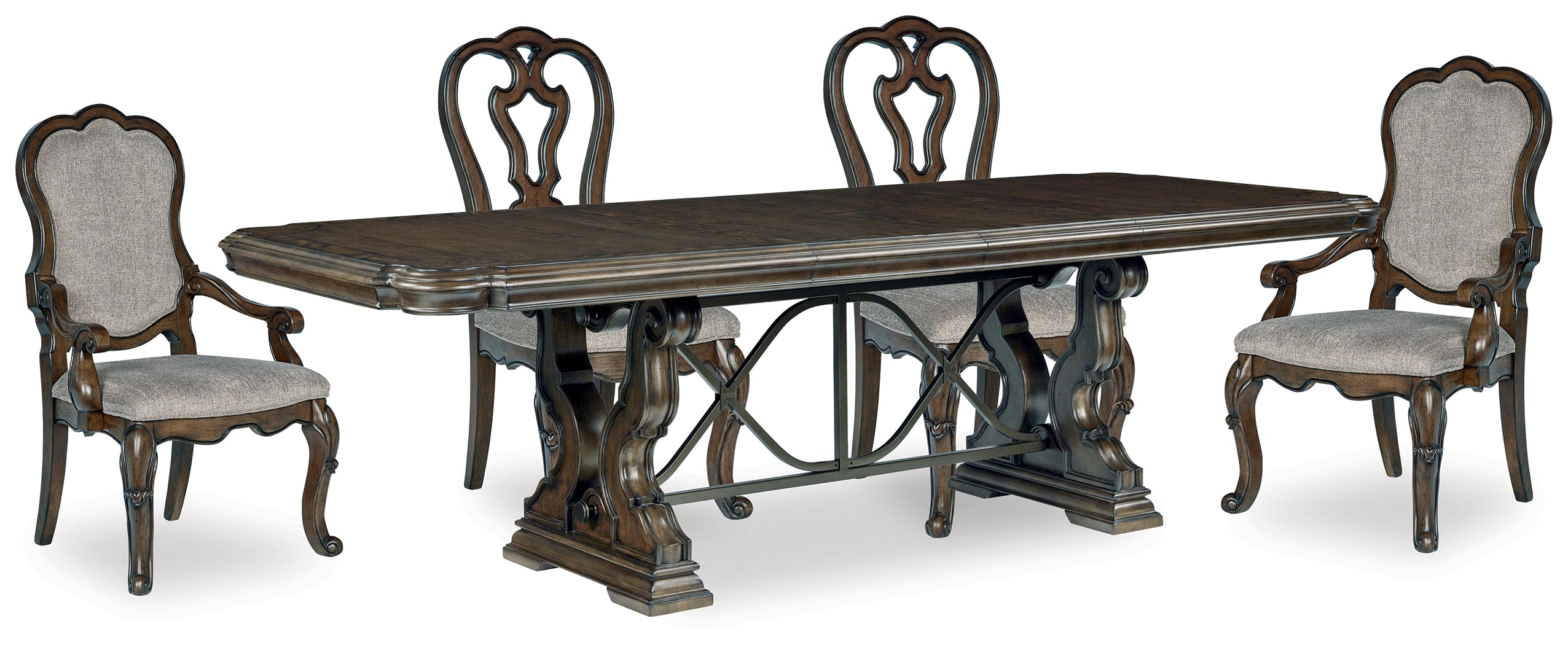 Hoover Furniture Outlet - Ashley Furniture - Maylee Dining Table and 4 Chairs - Dining Table and 4 Chairs - D947D10