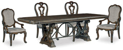 Hoover Furniture Outlet - Ashley Furniture - Maylee Dining Table and 4 Chairs - Dining Table and 4 Chairs - D947D10