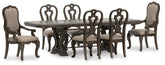Hoover Furniture Outlet - Ashley Furniture - Maylee Dining Table and 6 Chairs - Dining Table and 6 Chairs - D947D3