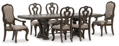 Hoover Furniture Outlet - Ashley Furniture - Maylee Dining Table and 6 Chairs - Dining Table and 6 Chairs - D947D3