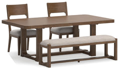 Cabalynn Dining Table, 2 Chairs and Bench