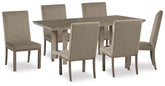 Hoover Furniture Outlet - Ashley Furniture - Chrestner Dining Table and 6 Chairs - Dining Table and 6 Chairs - D983D5