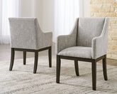 Hoover Furniture Outlet - Ashley Furniture - Burkhaus Dining Arm Chair (Set of 2) - Dining Arm Chair (Set of 2) - D984-01AX2