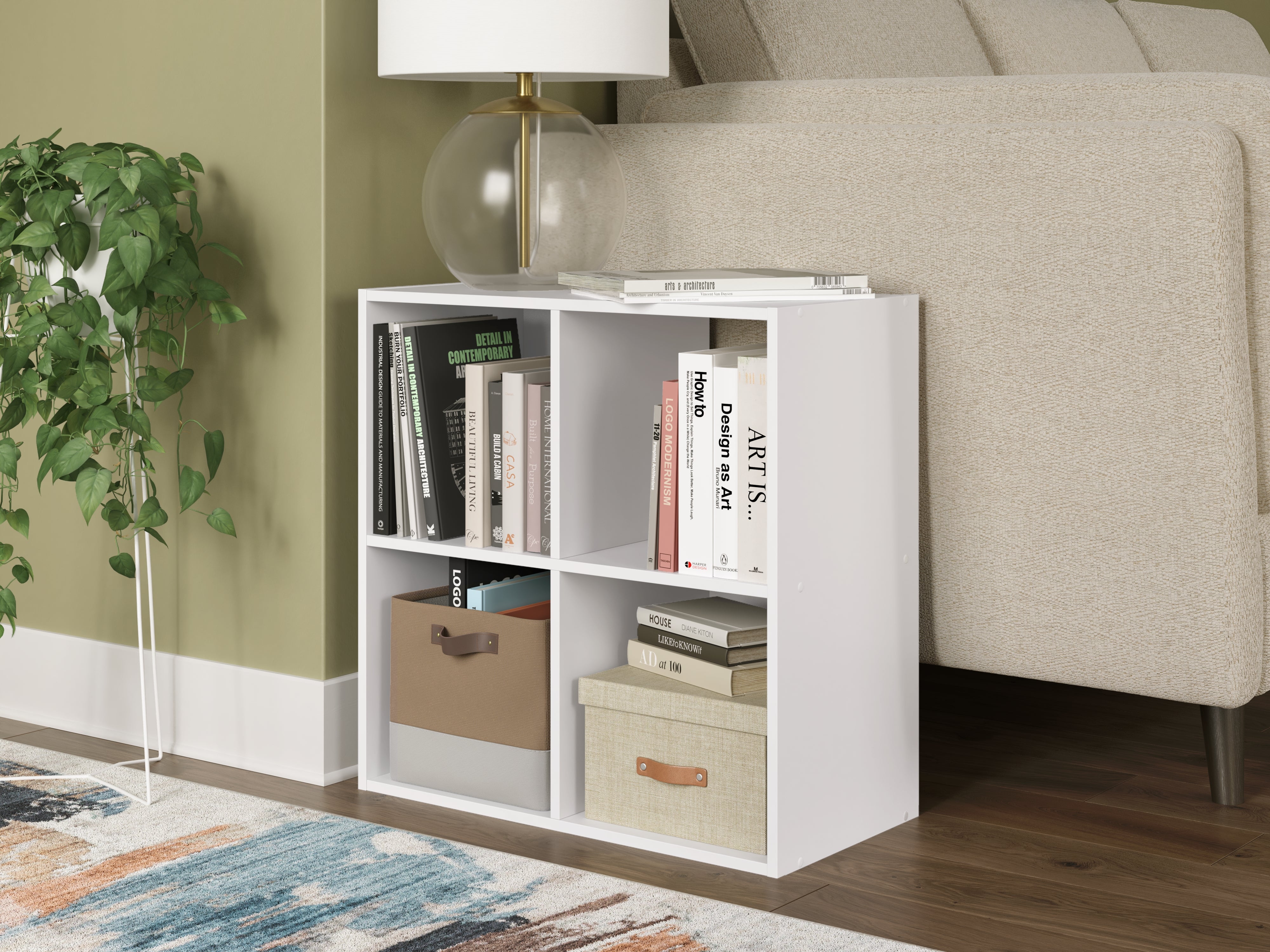 Hoover Furniture Outlet - Ashley Furniture - Onita Four Cube Organizer - Four Cube Organizer - EA9630-2X2