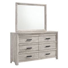 Eleanor Dresser & Mirror Set in White