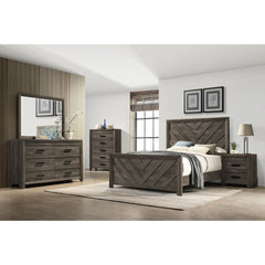 Eleanor Dresser & Mirror Set in Mocha Grey – SKU EL400DRMRZS | Elements