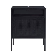 Ember Nightstand (C-1094) BLACK NIGHTSTAND W/ USB