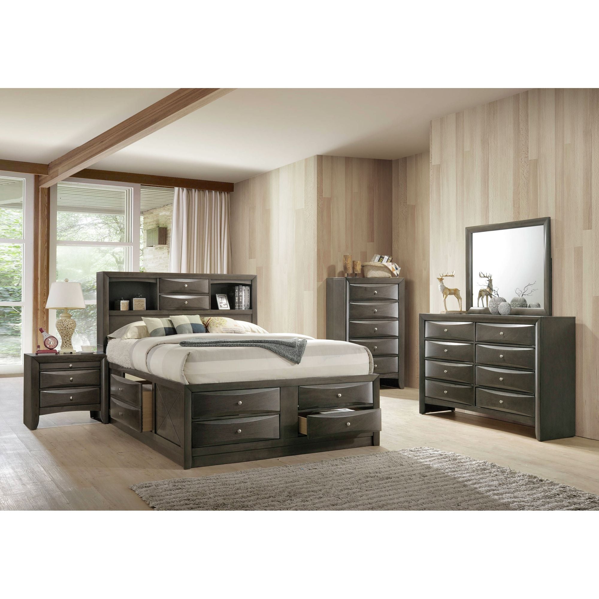Emily King Storage Bed – SKU EG199KB | Elements