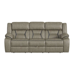 Next-Gen Motion Sofa with DDT, Drawer and PWS in Corral Grey