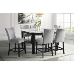 Francesca Counter Dining Gray Counter Velvet Side Chair (2 Per Pack) – SKU CFC300CVSC | Elements