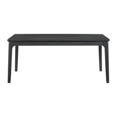 Garcia 6PC Dining Set with Table, 4 Chairs, and Bench in Black