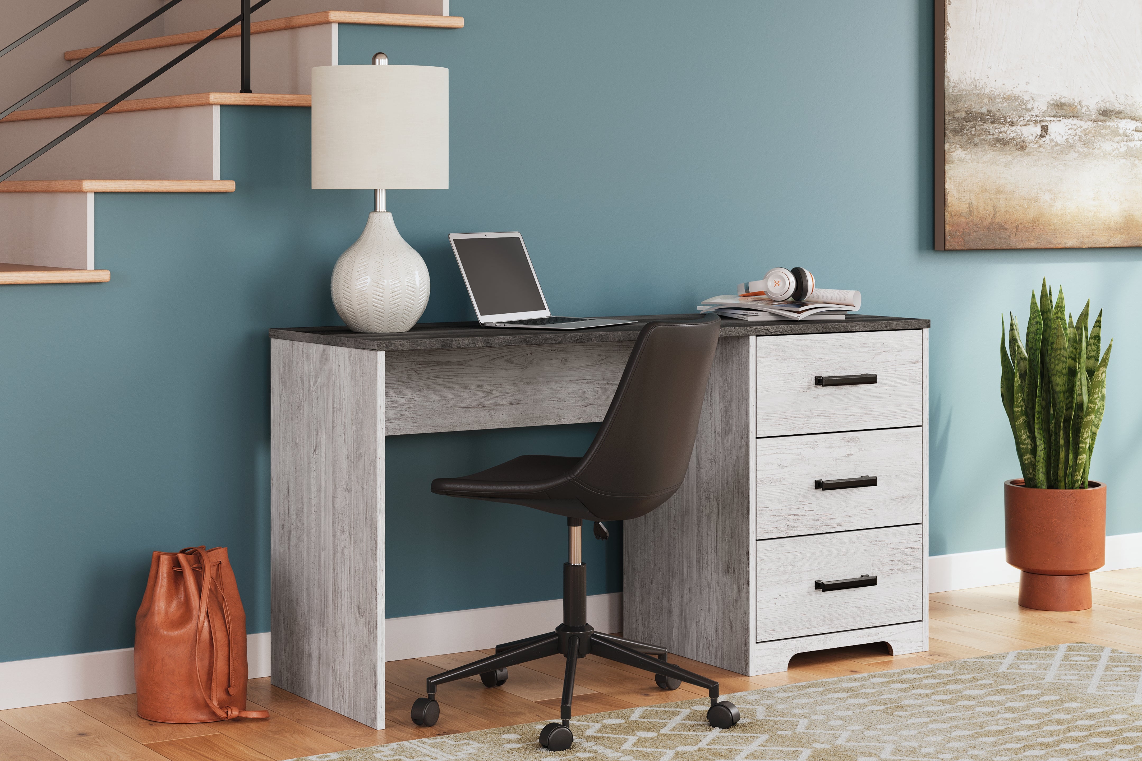 Hoover Furniture Outlet - Ashley Furniture - Shawburn 54" Home Office Desk - Home Office Desk - H4121-34