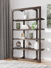 Hoover Furniture Outlet - Ashley Furniture - Breckington 76" Bookcase - Bookcase - H556-70