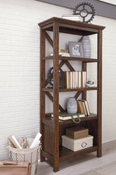 Hoover Furniture Outlet - Ashley Furniture - Baldridge 75" Bookcase - Large Bookcase - H675-17