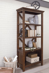 Hoover Furniture Outlet - Ashley Furniture - Baldridge 75" Bookcase - Large Bookcase - H675-17