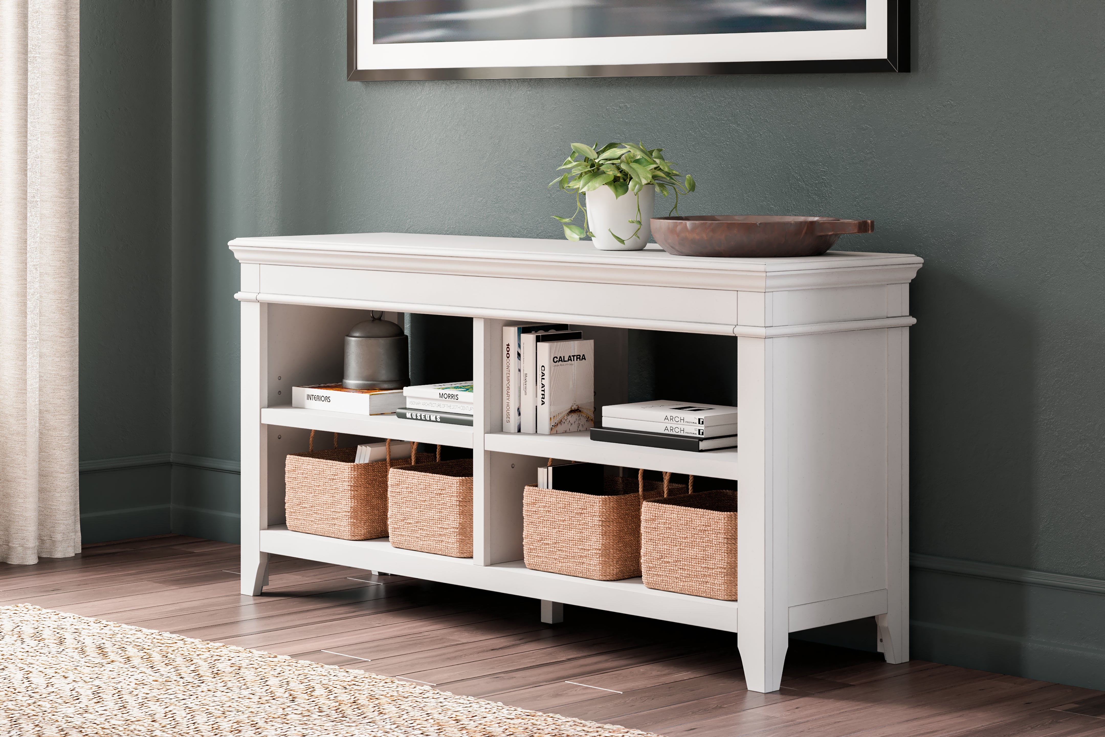 Hoover Furniture Outlet - Ashley Furniture - Kanwyn Credenza - Credenza - H777-46