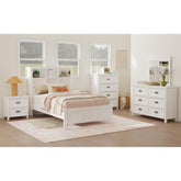 Hampton Kids Full Bookcase Bed in White – SKU Y-15760-7-FB | Elements