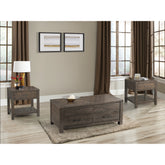 Jax 3PC Occasional Table Set-Lift Top Coffee & Two End Tables – SKU TJX1003PC | Elements