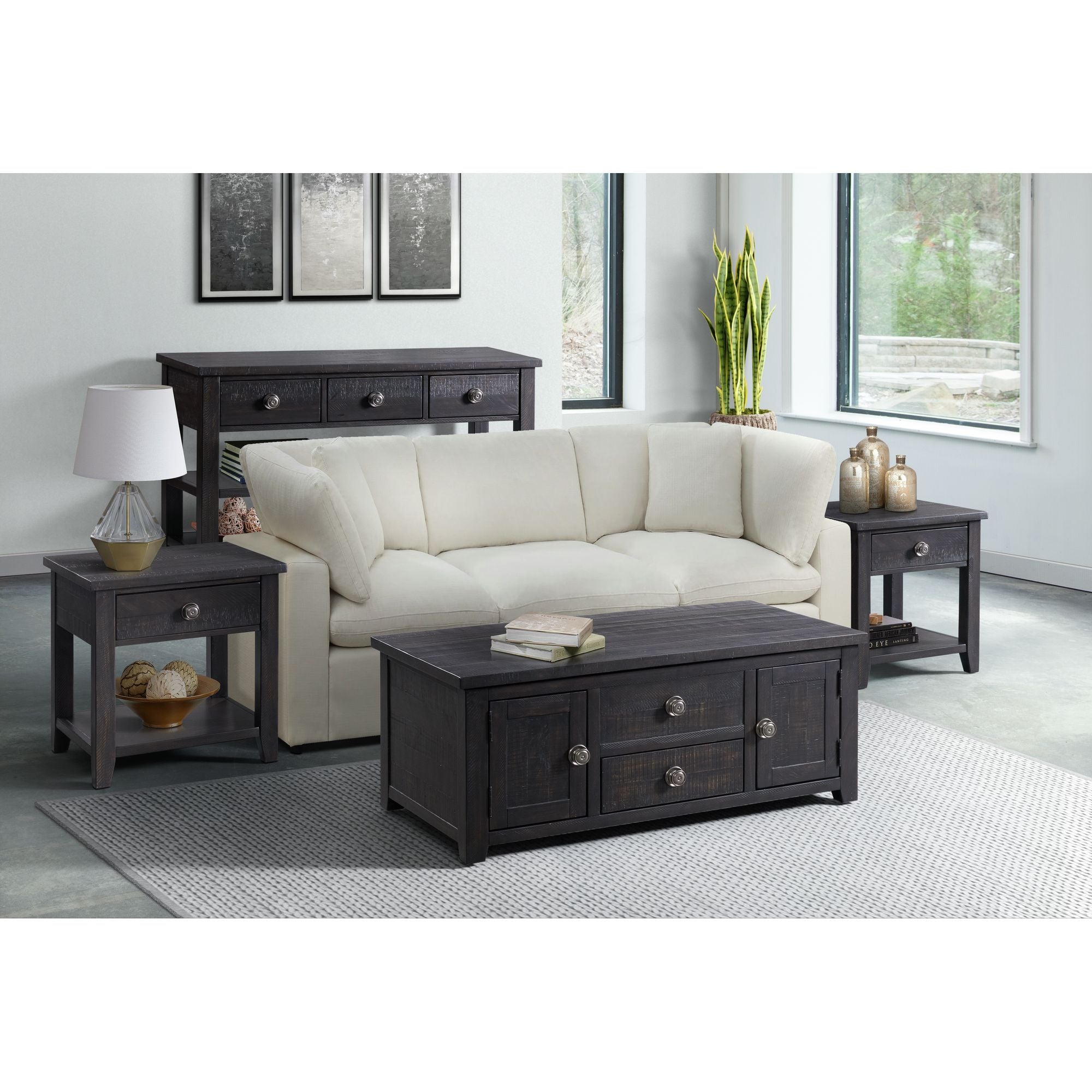 Kendyl Occasional Chairside Table w/Power – SKU TKN100CTP | Elements