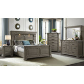 Kings Court King Bed in Grey – SKU B.10315.KB | Elements