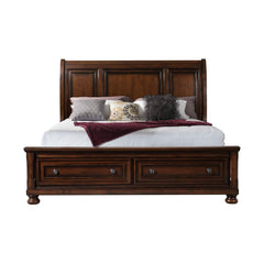Kingston King Bed W/Storage Footboard and Non-Storage Rails