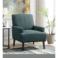Kiwi Chair with Channel Back in Palmer Teal – SKU U-4410-4550-100C | Elements