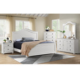Kona Dresser and Mirror Set in White – SKU B-9340-7-DRMR | Elements