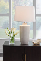 Hoover Furniture Outlet - Ashley Furniture - Cylener Table Lamp - Ceramic Table Lamp (1/CN) - L100794