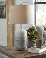 Hoover Furniture Outlet - Ashley Furniture - Marnina Table Lamp (Set of 2) - Ceramic Table Lamp (Set of 2) - L121854