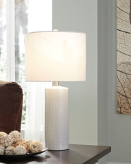 Hoover Furniture Outlet - Ashley Furniture - Steuben Table Lamp (Set of 2) - Ceramic Table Lamp (Set of 2) - L177904