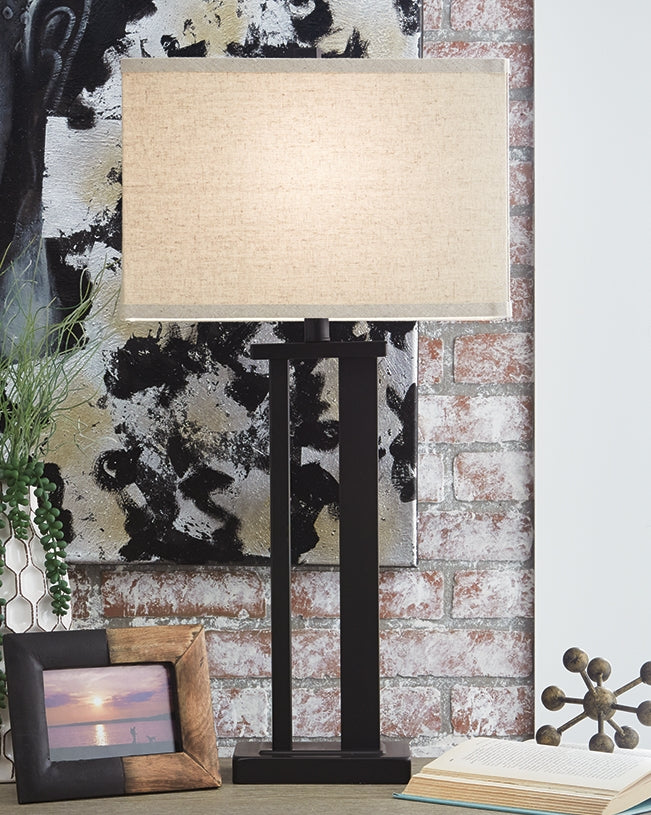 Hoover Furniture Outlet - Ashley Furniture - Aniela Table Lamp (Set of 2) - Metal Table Lamp (Set of 2) - L204074