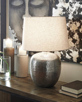 Hoover Furniture Outlet - Ashley Furniture - Magalie Table Lamp - Metal Table Lamp (1/CN) - L207314