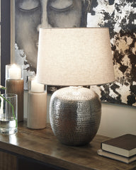 Hoover Furniture Outlet - Ashley Furniture - Magalie Table Lamp - Metal Table Lamp (1/CN) - L207314