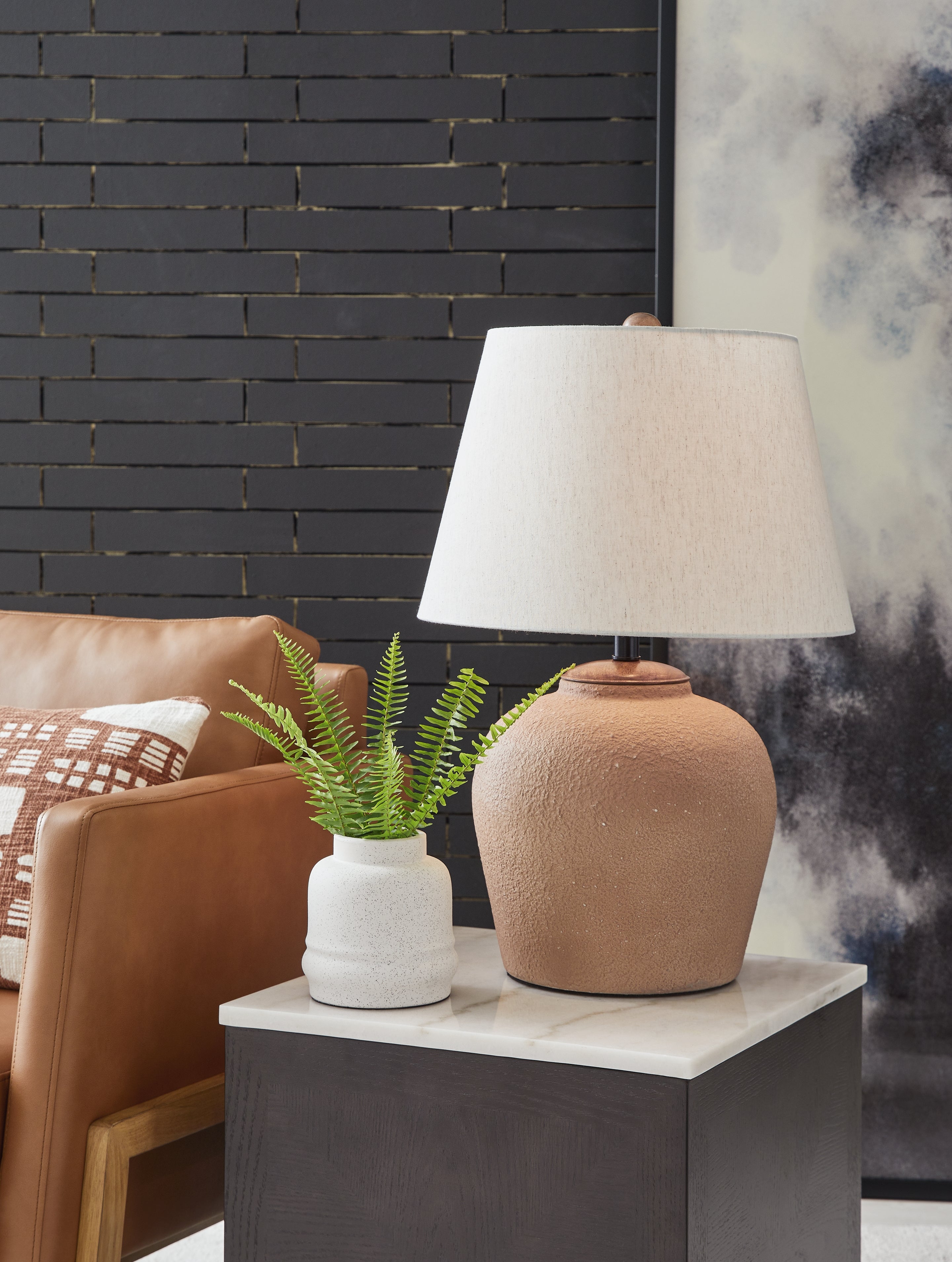 Hoover Furniture Outlet - Ashley Furniture - Scantor Table Lamp - Metal Table Lamp (1/CN) - L207464