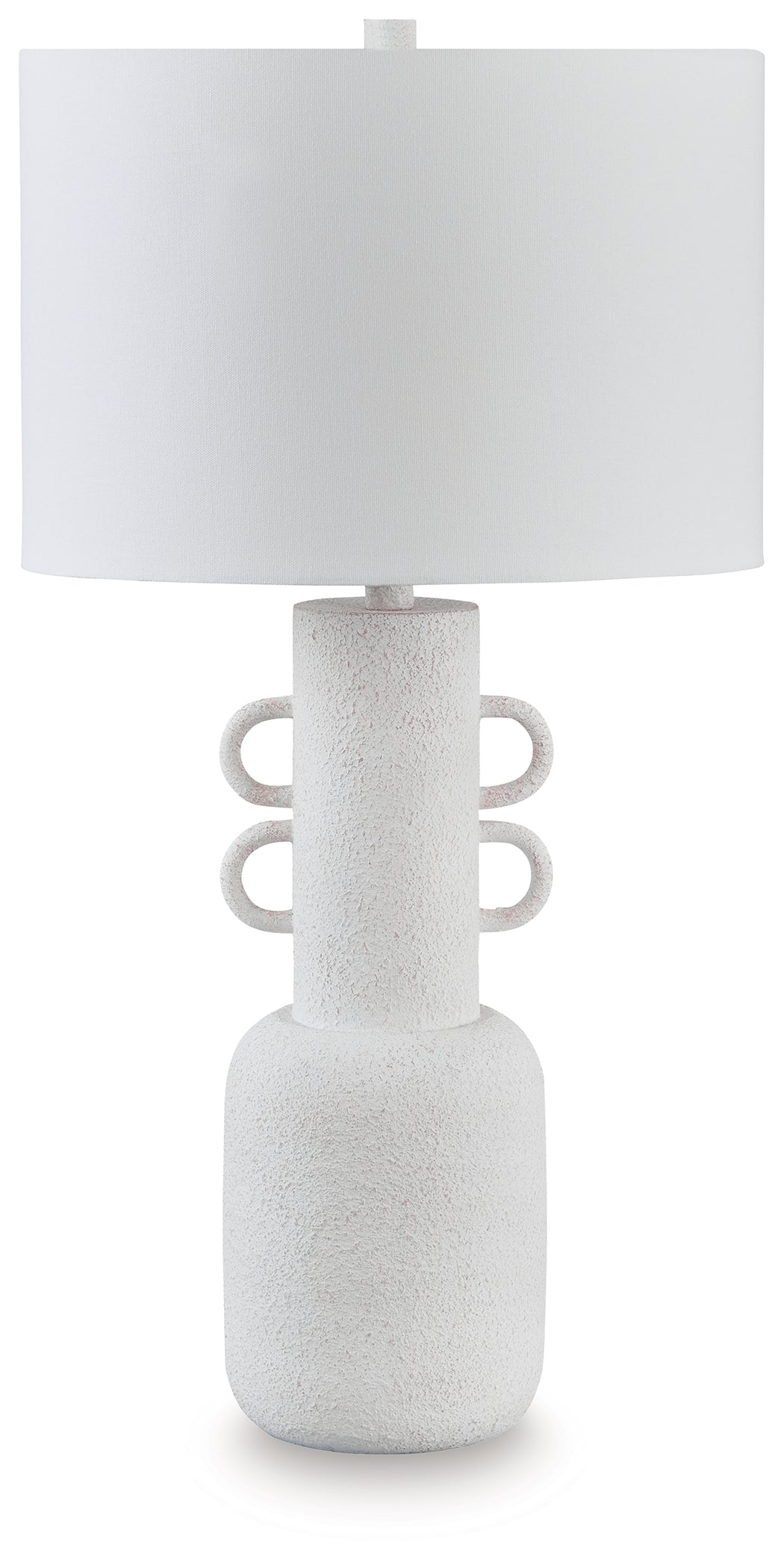 Hoover Furniture Outlet - Ashley Furniture - Perringhill Table Lamp - Metal Table Lamp (1/CN) / Distressed White - L207504