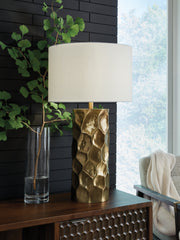 Hoover Furniture Outlet - Ashley Furniture - Marshawn Table Lamp - Metal Table Lamp (1/CN) - L207524