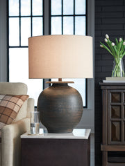 Hoover Furniture Outlet - Ashley Furniture - Carlenbury Table Lamp - Metal Table Lamp (1/CN) - L207574