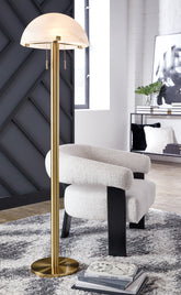 Hoover Furniture Outlet - Ashley Furniture - Tobbinsen Floor Lamp - Metal Floor Lamp (1/CN) - L208421