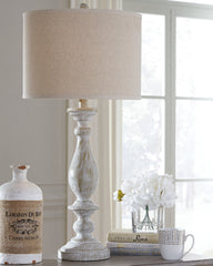 Hoover Furniture Outlet - Ashley Furniture - Bernadate Table Lamp (Set of 2) - Poly Table Lamp (Set of 2) - L235344