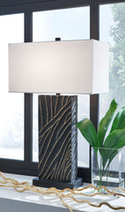 Hoover Furniture Outlet - Ashley Furniture - Bartlen Table Lamp - Poly Table Lamp (1/CN) - L235774