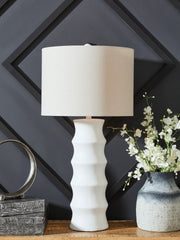 Hoover Furniture Outlet - Ashley Furniture - Veraleigh Table Lamp - Poly Table Lamp (1/CN) - L235854