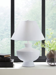 Hoover Furniture Outlet - Ashley Furniture - Harelwood Table Lamp - Poly Table Lamp (1/CN) - L235934