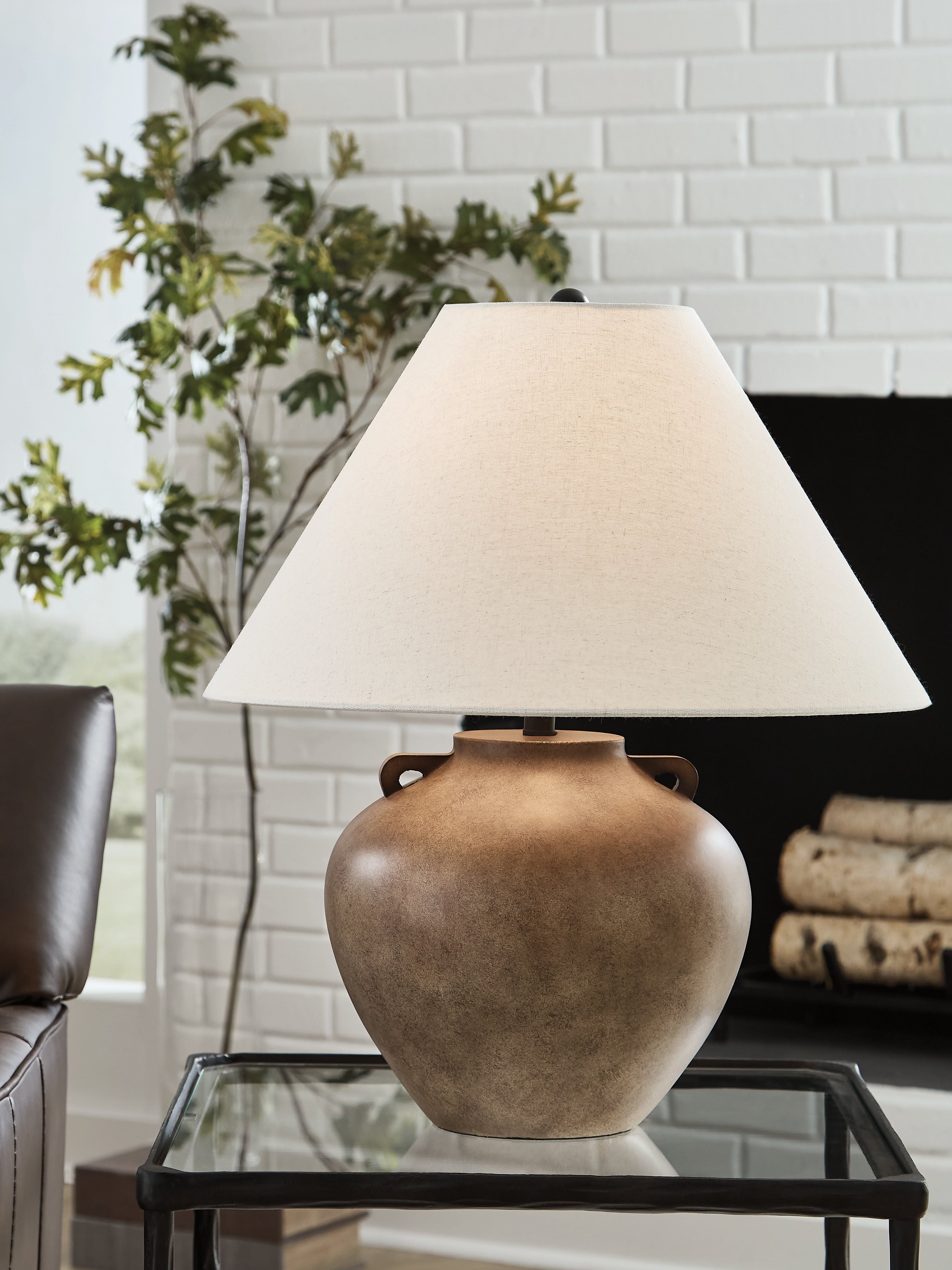 Hoover Furniture Outlet - Ashley Furniture - Ferrilby Table Lamp - Poly Table Lamp (1/CN) - L236064