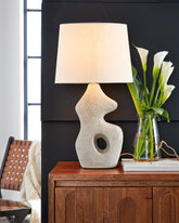 Hoover Furniture Outlet - Ashley Furniture - Chadrich Table Lamp (Set of 2) - Paper Table Lamp (Set of 2) - L243664