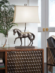 Hoover Furniture Outlet - Ashley Furniture - Sandorman Table Lamp - Poly Table Lamp (1/CN) - L317044