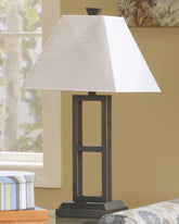 Hoover Furniture Outlet - Ashley Furniture - Deidra Table Lamp (Set of 2) - Metal Table Lamp (Set of 2) - L318924