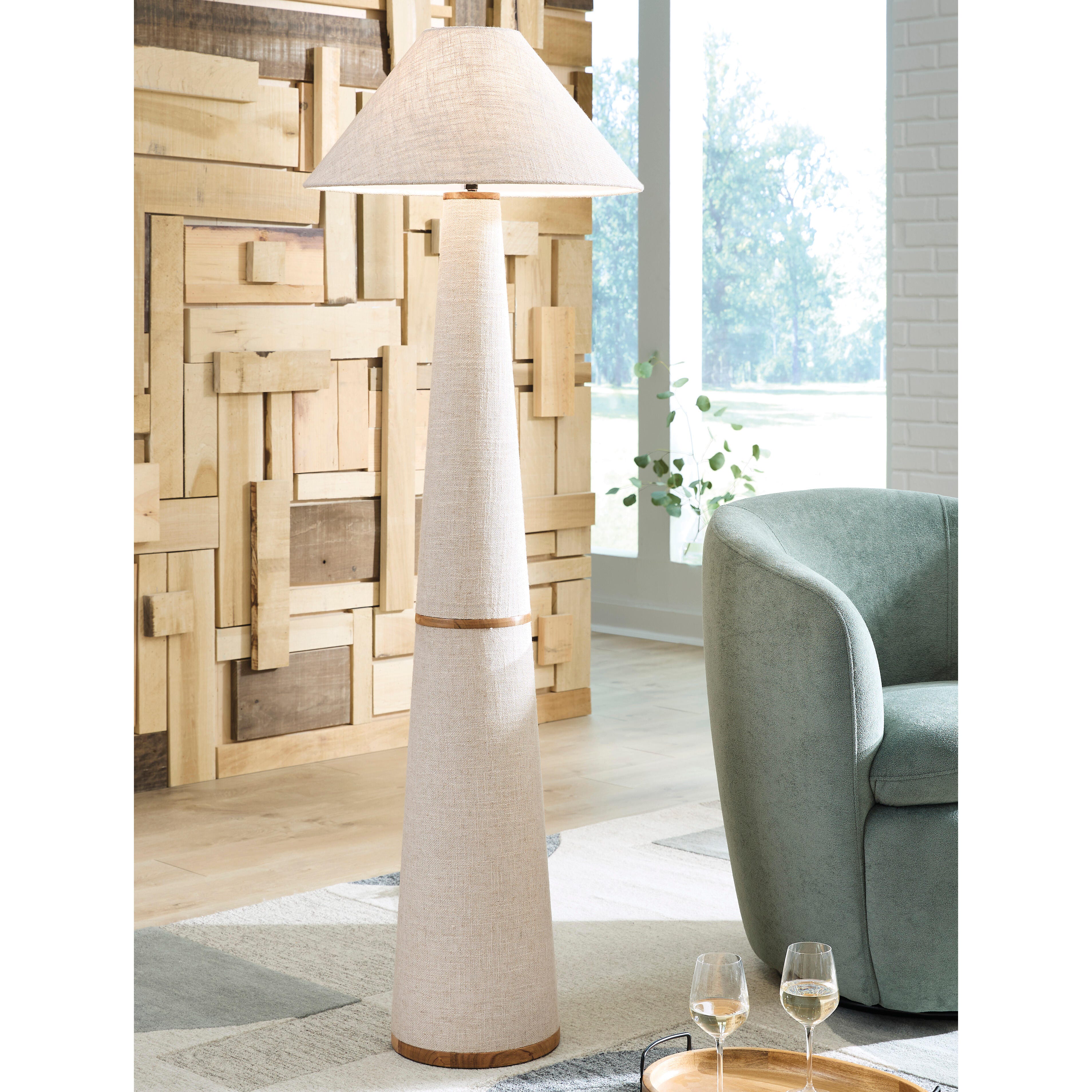 Hoover Furniture Outlet - Ashley Furniture - Dellridge Floor Lamp - Metal Floor Lamp (1/CN) - L400001