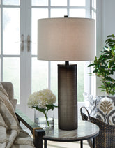 Hoover Furniture Outlet - Ashley Furniture - Dingerly Table Lamp - Glass Table Lamp (1/CN) - L430824