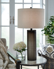 Hoover Furniture Outlet - Ashley Furniture - Dingerly Table Lamp - Glass Table Lamp (1/CN) - L430824